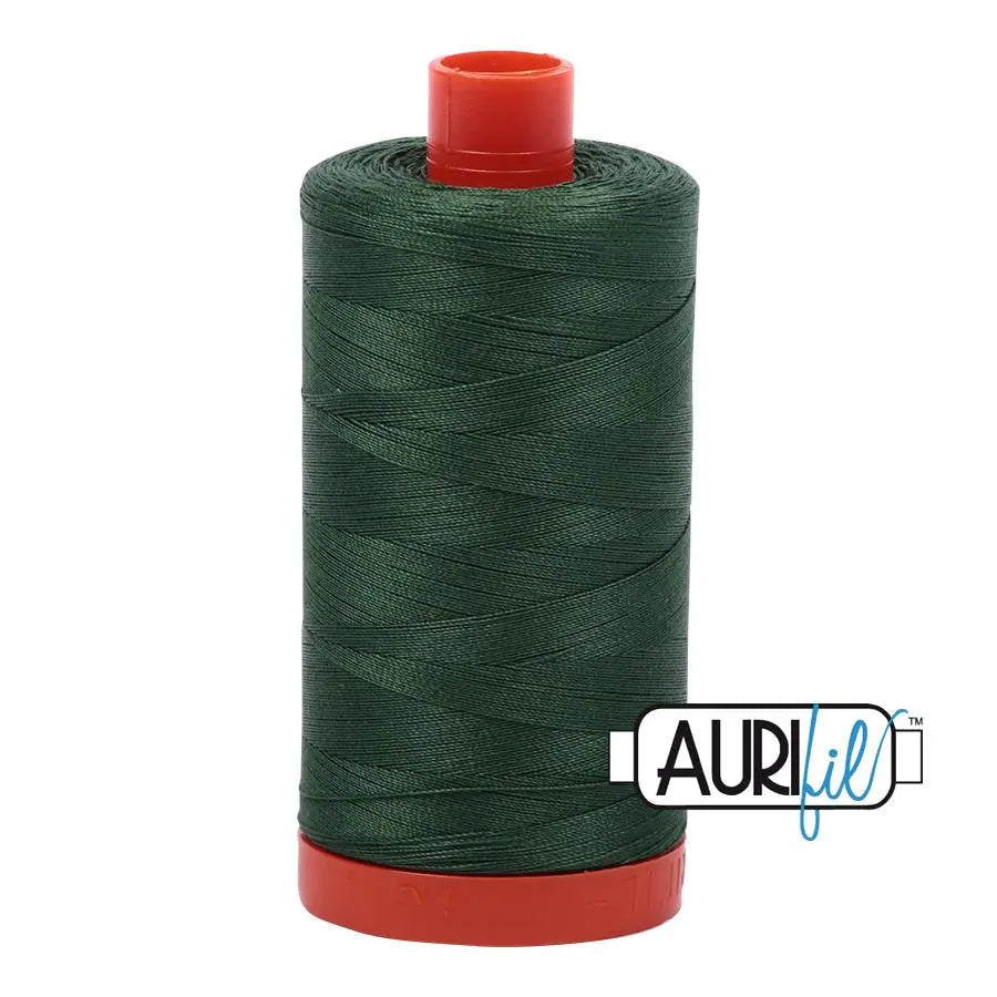 Bobine large Aurifil en coton 50wt 2892 Pine