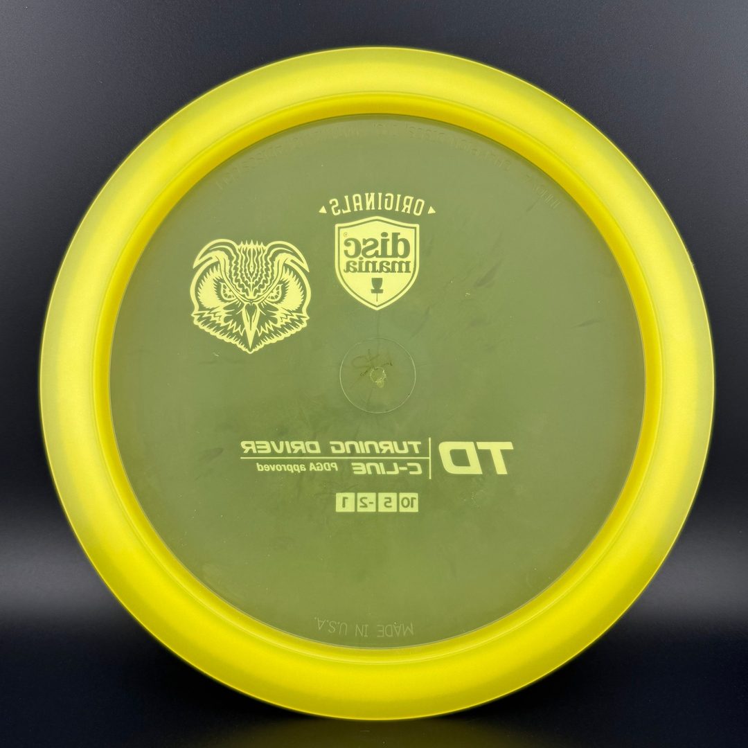 C-Line TD Disc Golf Driver - Tampon Hibou Originals
