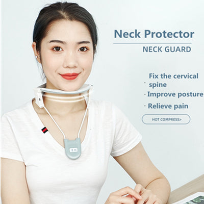 Lightweight NECK Helper Braces Pain,Supports Improving Forward Head Posture with heat  Discreet Comfortable Cervical Collar - Korvel