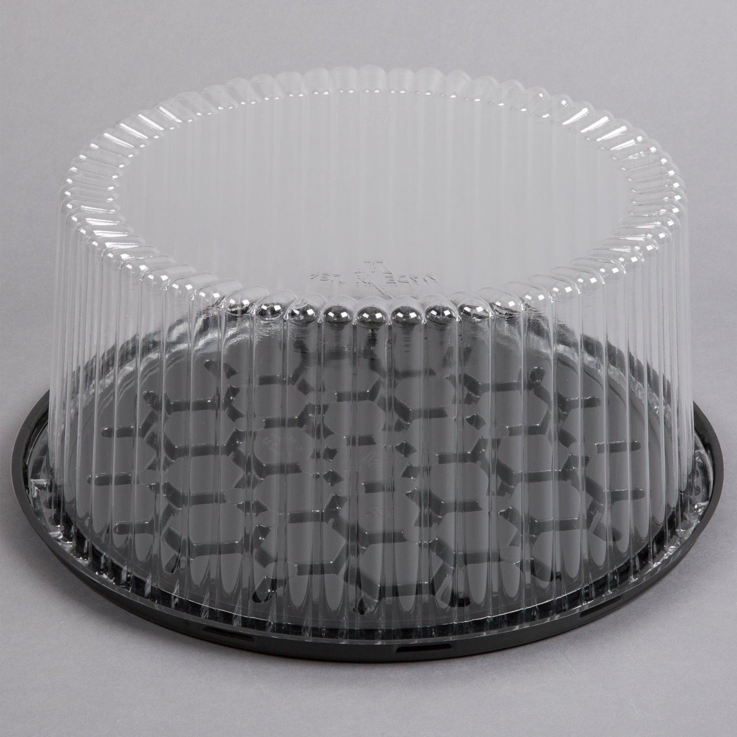 10" 2-3 Layer Cake Display Container with Clear Dome Lid