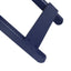 Outdoor Folding Wooden Side Table, Navy Blue, 15"D x 22.75"W x 18.25"H - Korvel