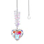 Crystal sun catcher pendant wholesale peach heart love prism living room garden decoration hanging sunshine - Korvel