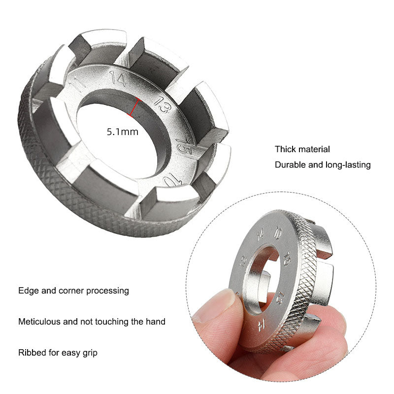 Premium Circular Steel Wire Spoke Adjustment Wrench