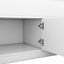 Cama plataforma tamaño twin Captain con almacenamiento en blanco