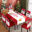 Christmas tablecloth, holiday decoration, elastic chair cover, household dining table, waterproof and dustproof tablecloth, fabric decorative tablecloth - Korvel