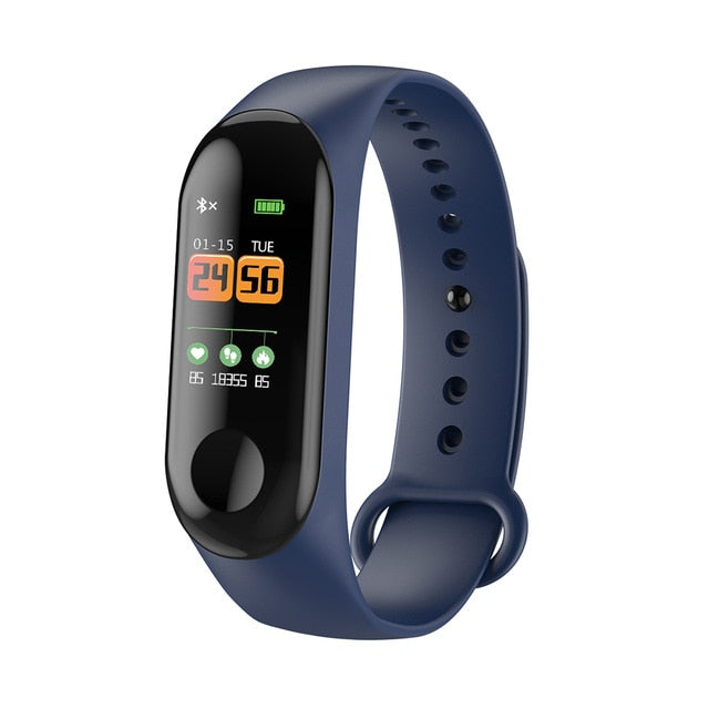 Bracelet de fitness intelligent M3 Plus avec écran IPS couleur