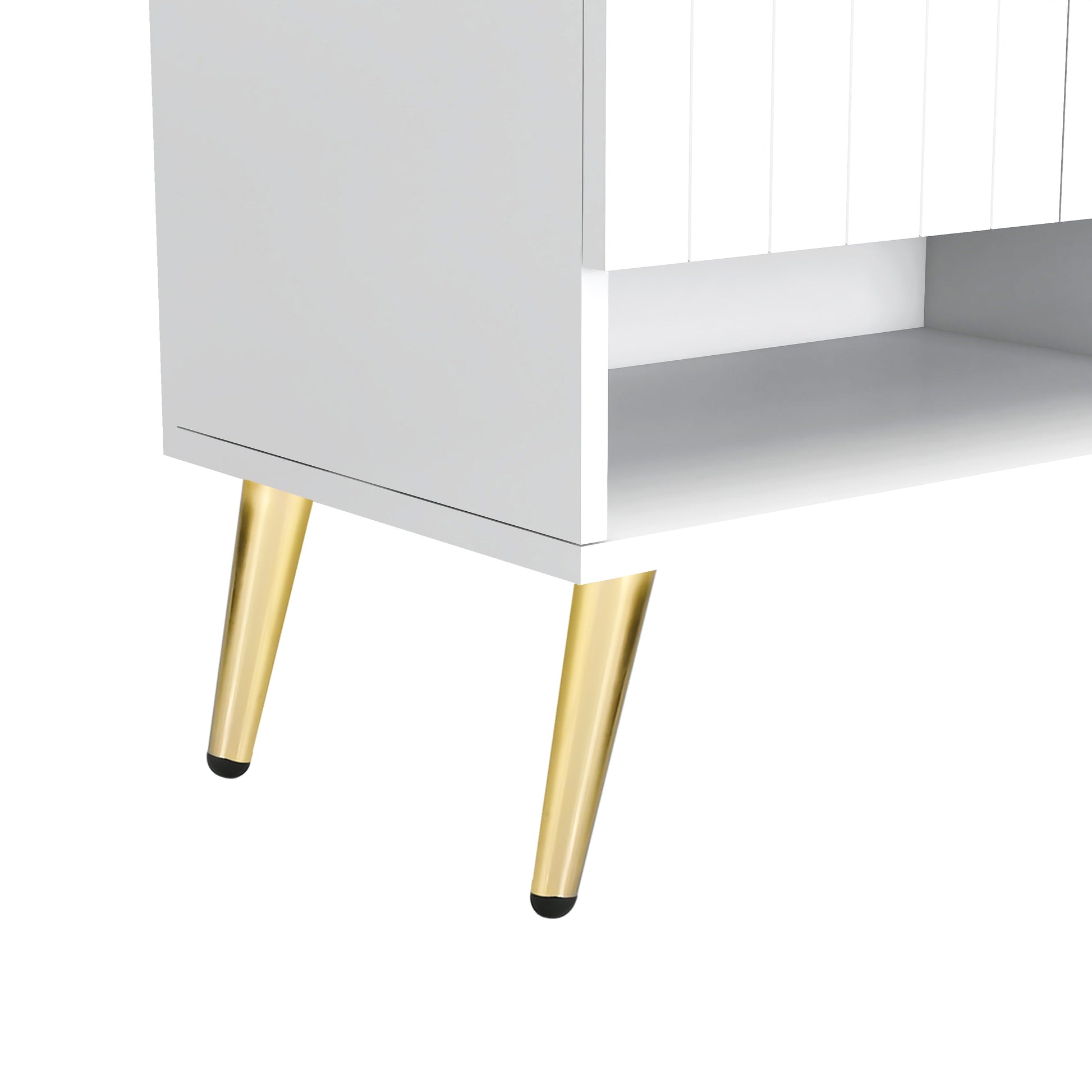 U-Can shoe cabinet with door, 11 layers with adjustable shelves, modern wooden shoe cabinet (PVC surface) - Korvel