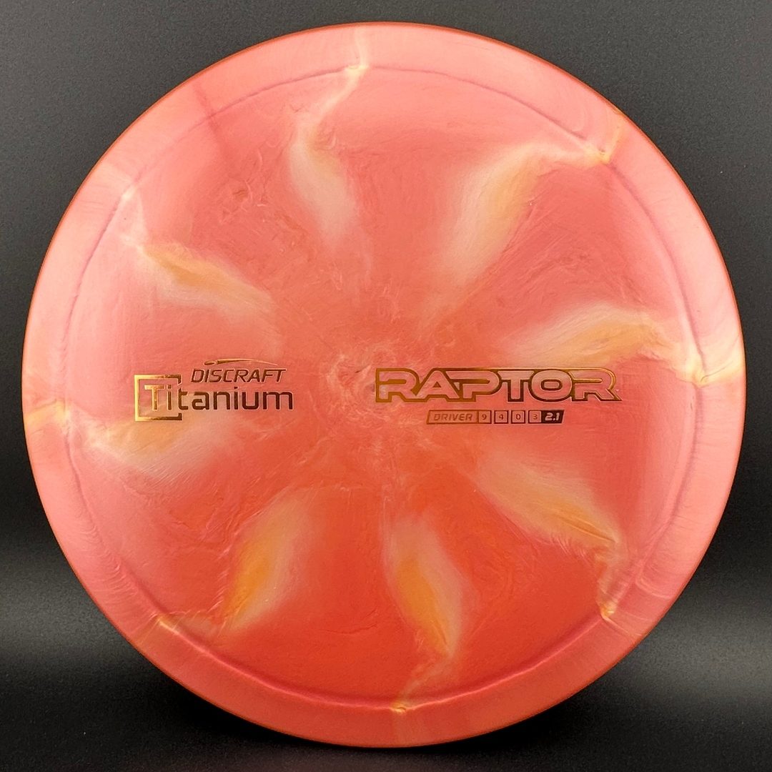 Controlador de Disco de Golf Titanium Swirl Raptor