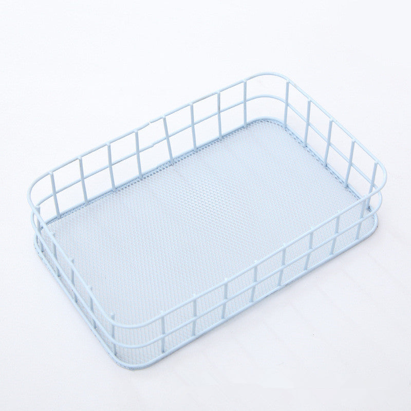 Desktop storage basket cosmetic storage basket home storage - Korvel