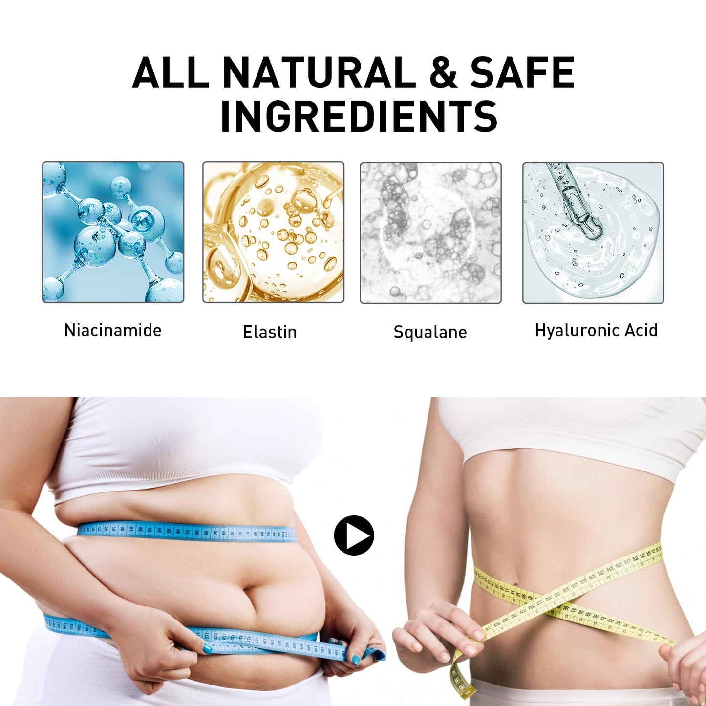 Gel raffermissant corporel premium pour des contours améliorés