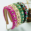 New Baroque Crystal Flower Headwear Wide Brim High Quality Hair Accessories - Korvel
