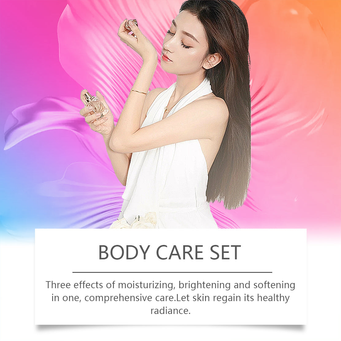 Christmas Perfumed Body Care Set, Deodorant Spray Body Lotion For Lasting Holiday Party Scent - Korvel