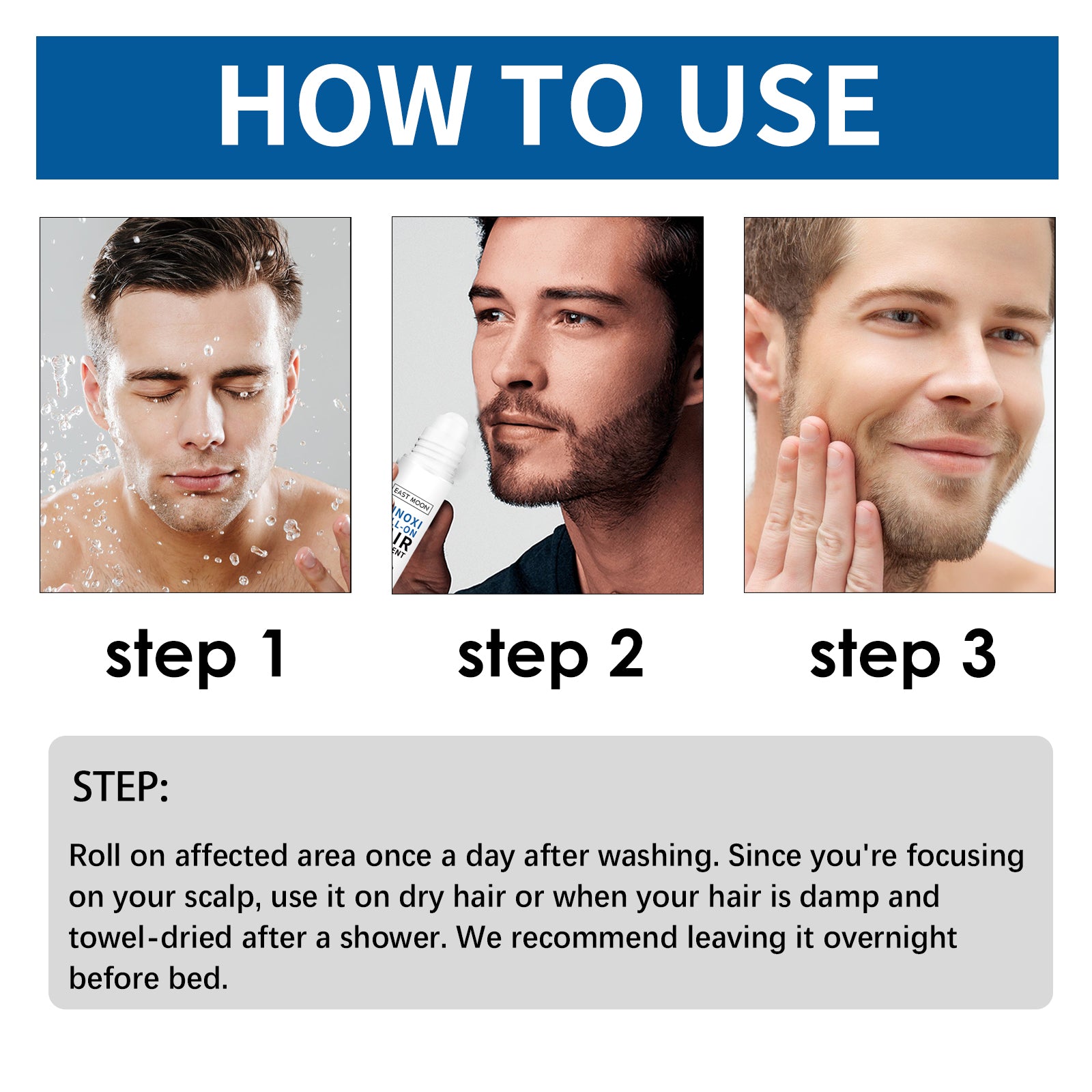 Roll Tight Hair Oil, Moisturizing Hair Care Strong, Strong And Solid Hair Repair Hairline Thick Hair Care - Korvel