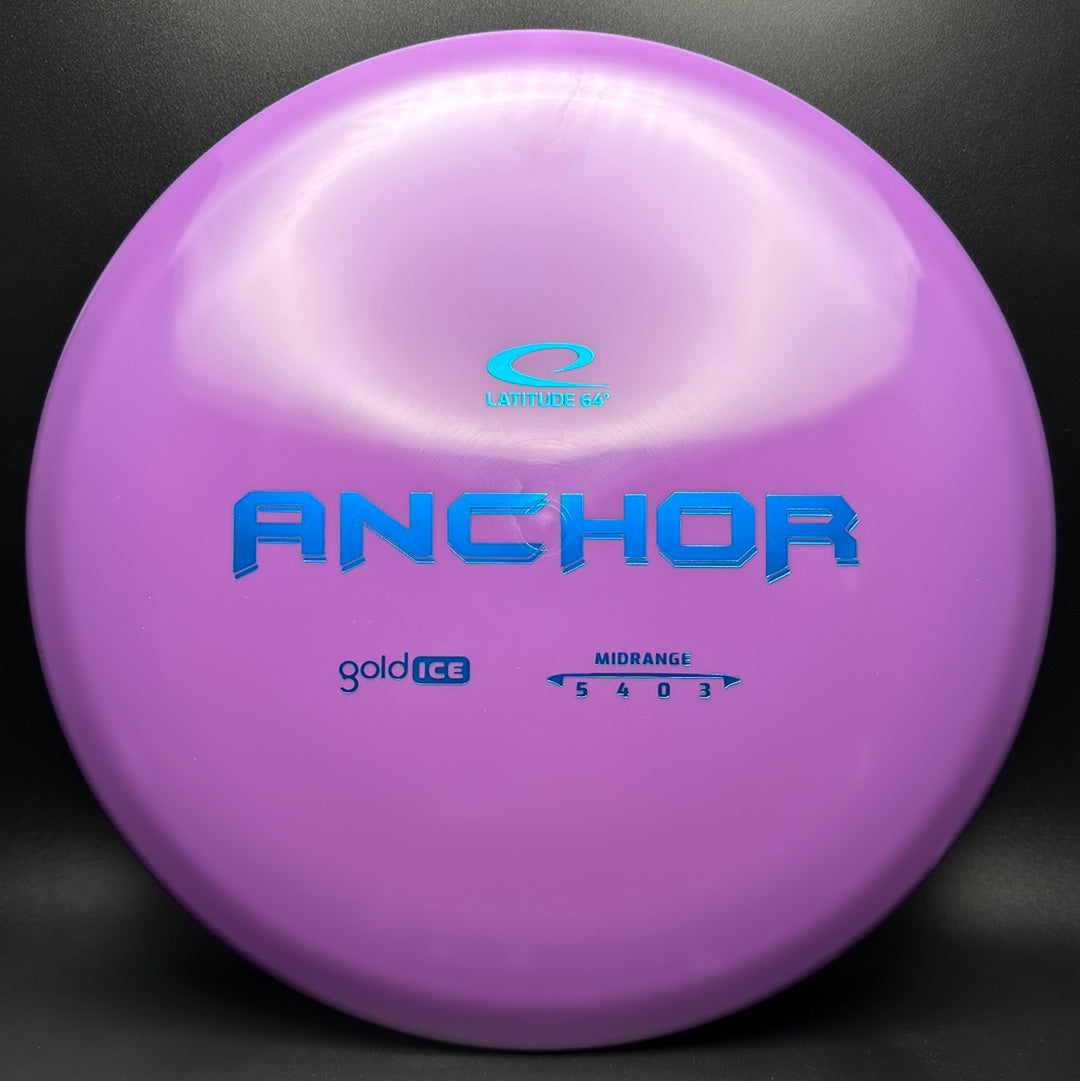 Ancre en Glace Dorée - Première Série Disc Golf Midrange
