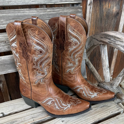 Ariat Women's Heritage Bliss Western Boots - Dark Tan - Korvel