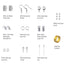 10 Grid Jewelry Accessories Combination Set