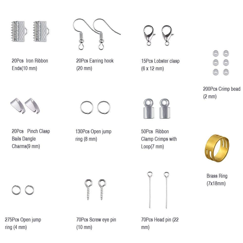 10 Grid Jewelry Accessories Combination Set