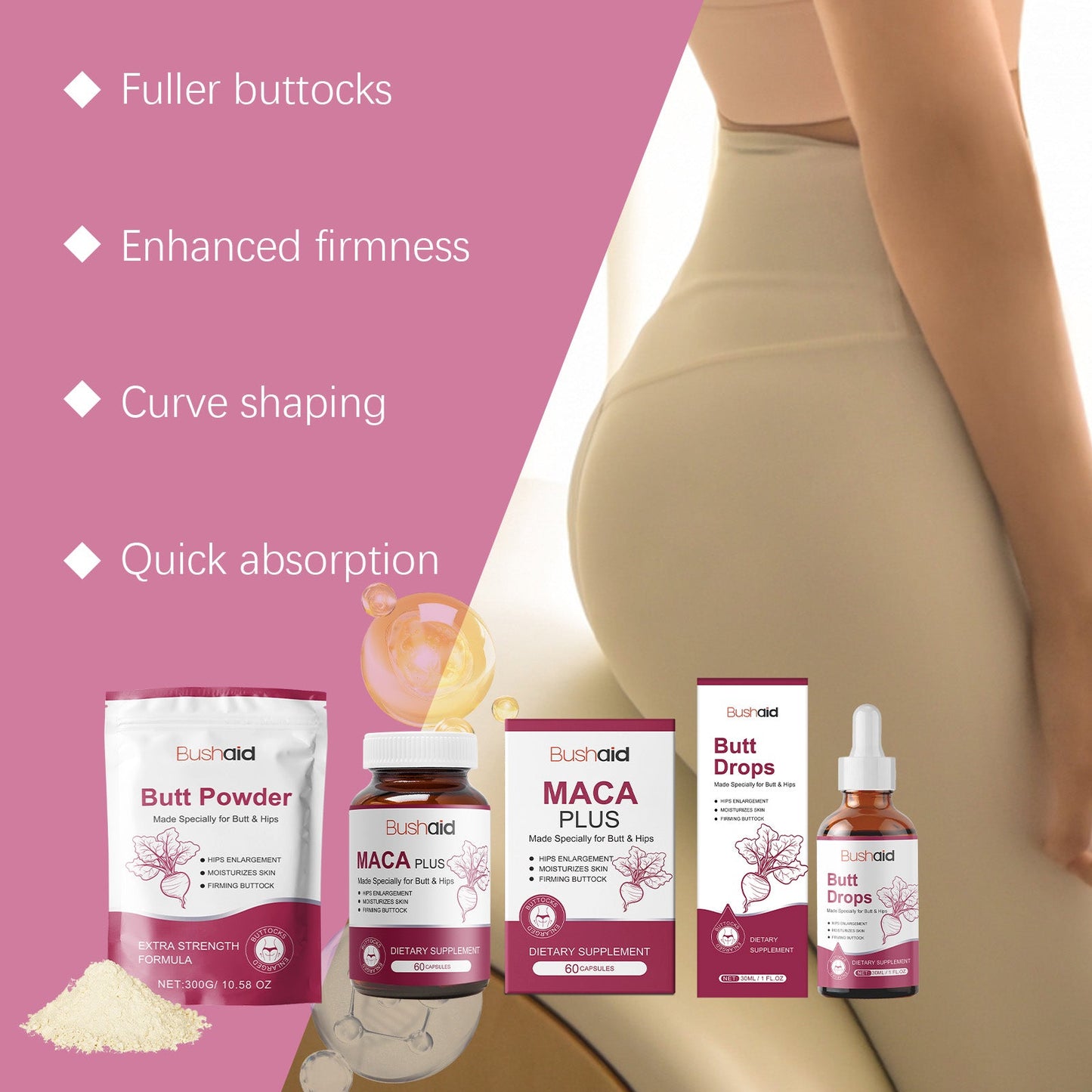Butt Care Agent Body Butt Firming Skin Moisturizing And Moisturizing Body Massage Care Agent - Korvel