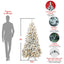 5FT PVC Memory Wire Christmas tree (With Light) - Korvel