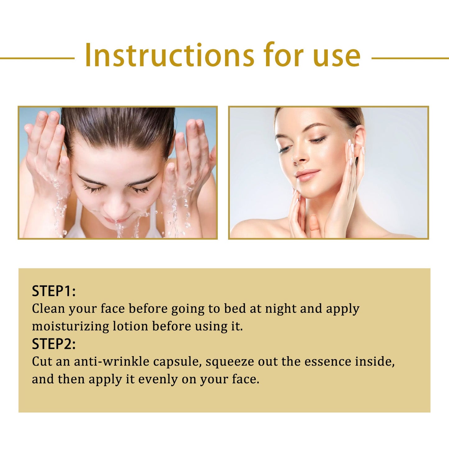 Retinol Anti-Wrinkle Serum, Reduce Facial Wrinkles And Fine Lines By Moisturizing And Firming Anti-Aging Essence - Korvel