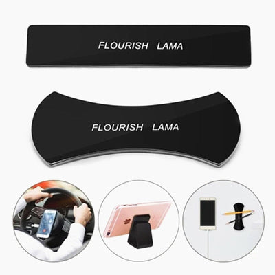 Magic Nano Rubber Pad Mobile Phone Holder - 2Pcs Set