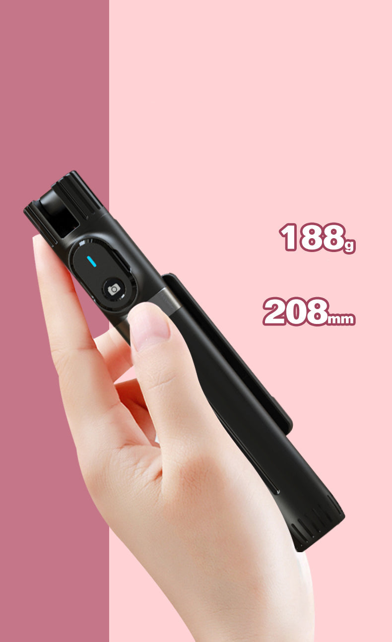 P90 Series Tripod Selfie Stick con Doble Luz de Relleno