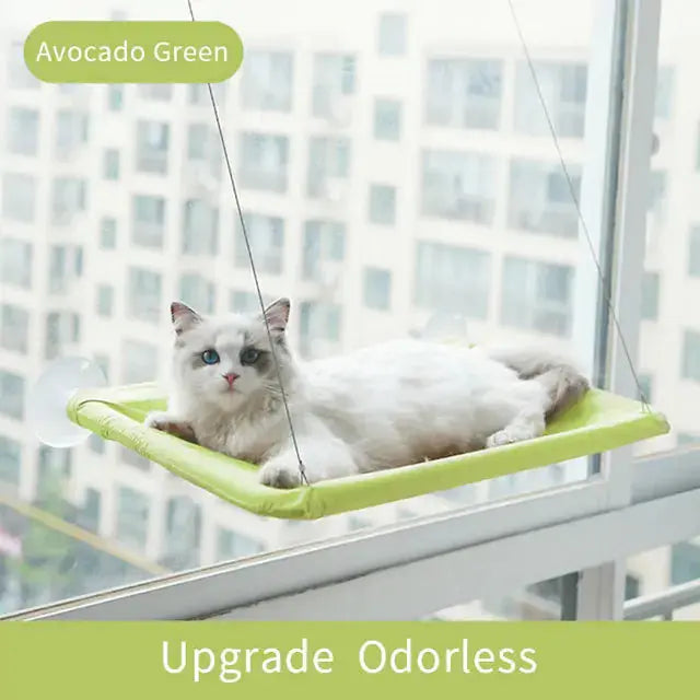 Hamac suspendu pour chat avec ventouses