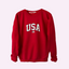 USA FLAG ♡ adult printed sweatshirt - Korvel