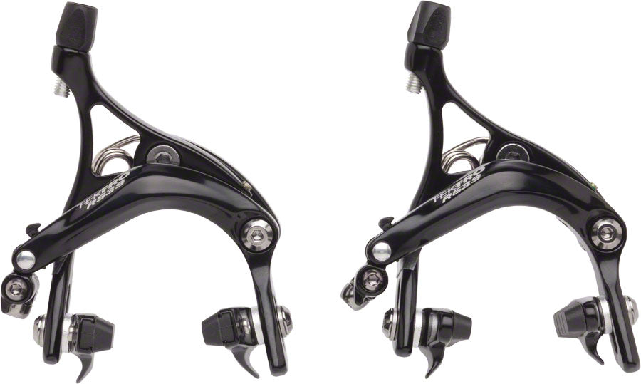 Tektro R539 Road Caliper Set - Front & Rear, Black, 47-57mm QR