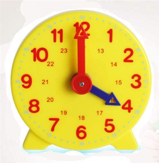 Horloge d'apprentissage Montessori pour enfants - Outil éducatif pour le temps
