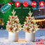 Relleno de Urna de Árbol de Navidad Iluminado con Berries y Luces LED