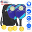 Ensemble de Pickleball Premium avec Paddles en Fibres de Verre et Sac de Transport