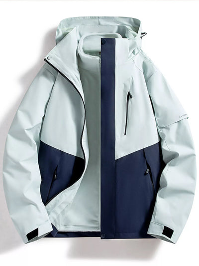 AquaGuard Men's All-Weather Zip Hoodie - Plus Sizes
