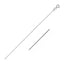 14k White Gold Diamond Cut Cable Link Chain - 0.8mm