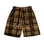 Men's Plaid Casual Beach Shorts