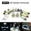 28-Piece White LED Interior Light Bulb Set for Cars
