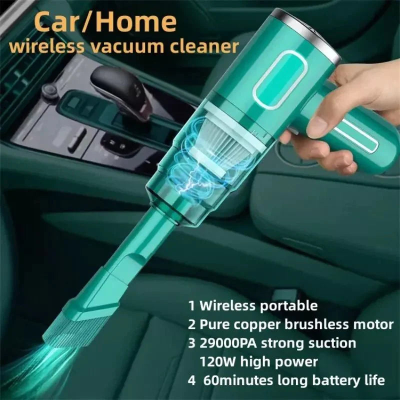 Aspiradora de Mano Inalámbrica 29000PA - Mini Portátil