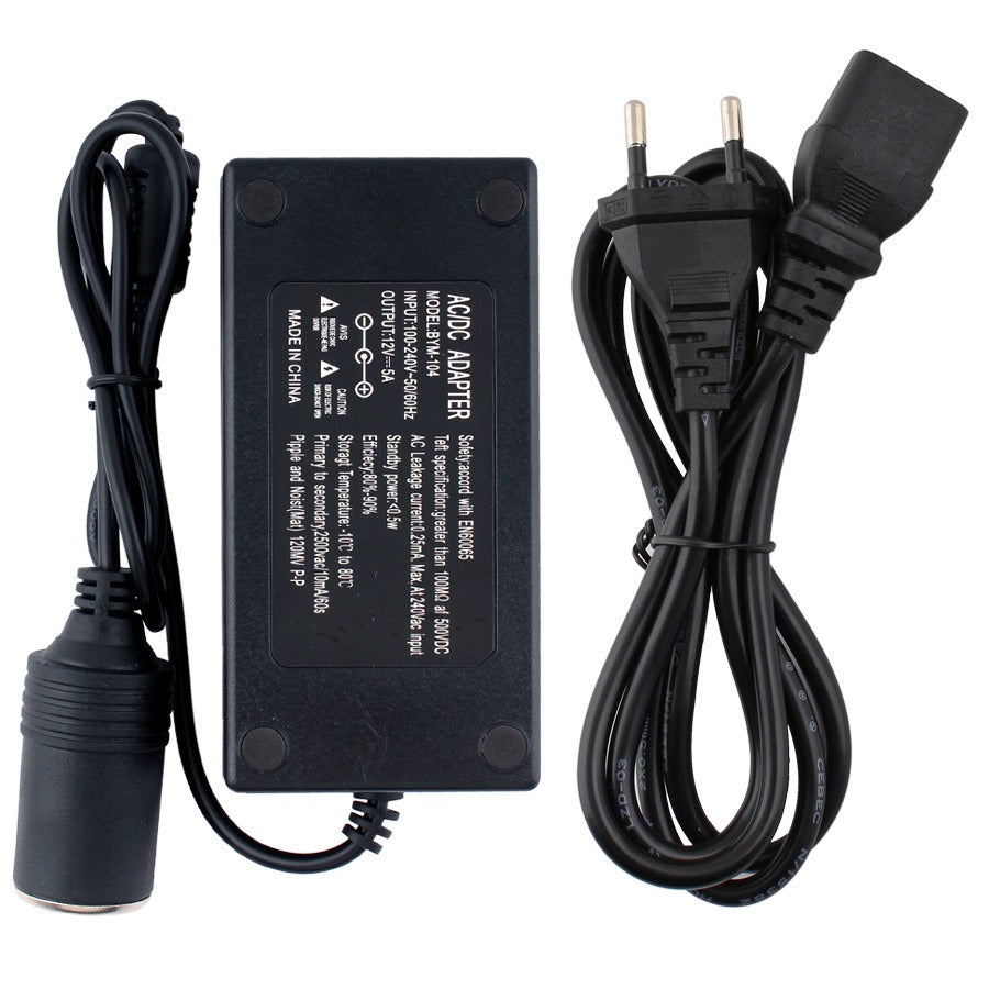 Universal Car Cigarette Lighter Power Adapter 220V to 12V