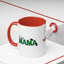 Christmas Cat Mama Accent Coffee Mug - 11oz & 15oz