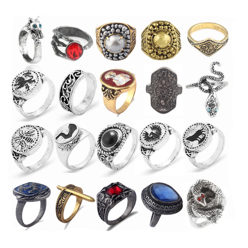 Dark Souls Ring European and American Fashion Retro Style Ring - Korvel