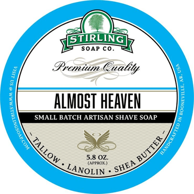 Stirling Soap Co. Almost Heaven Shave Soap Jar - 5.8 oz