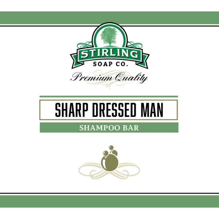 Stirling Soap Co. Sharp Dressed Man Shampoo Bar - 3.8 Oz