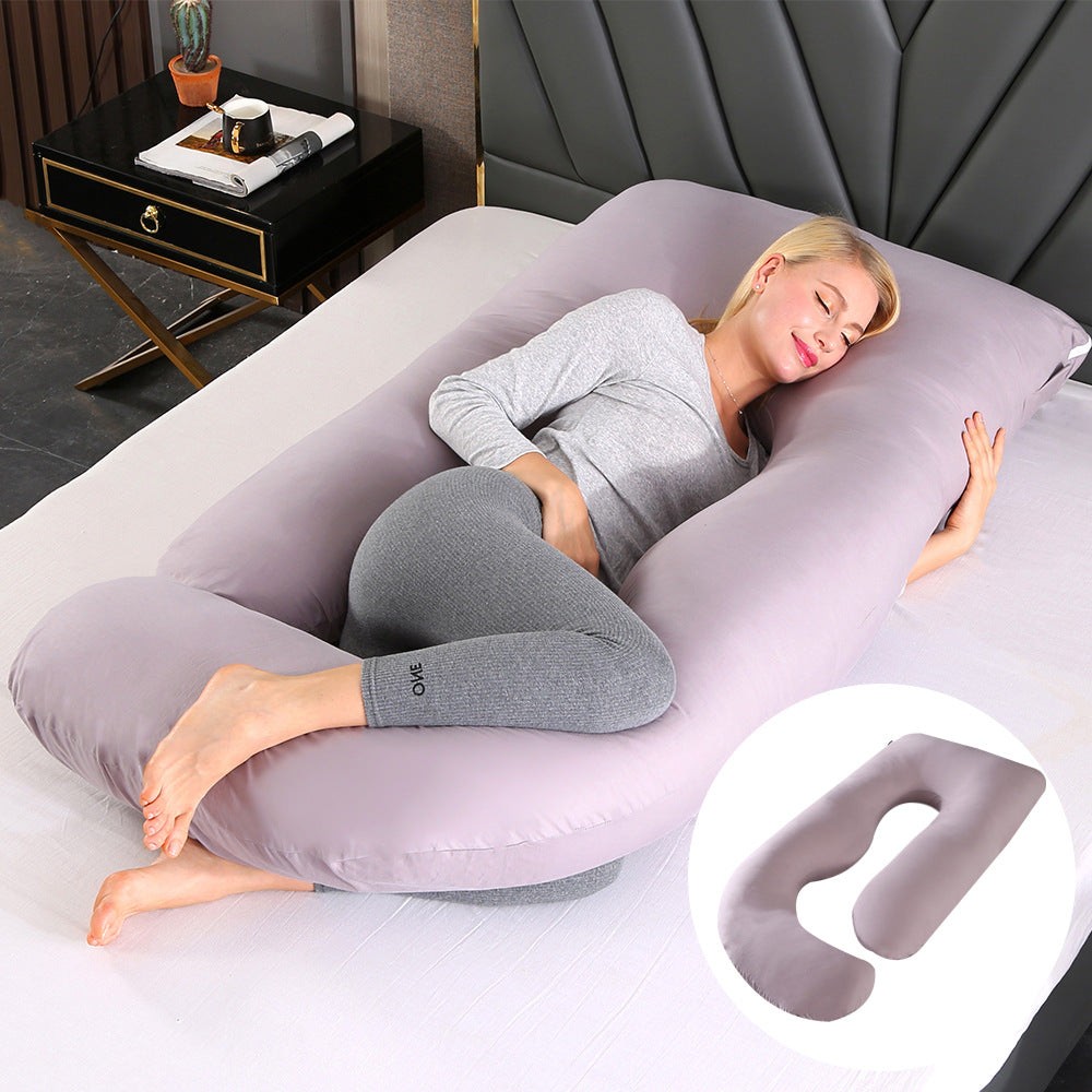 J-Shaped Pregnancy Pillow for Side Sleepers