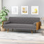 Aidan Mid Century Modern Tufted Fabric Sofa