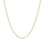 18K Yellow Gold Fine Paperclip Chain Necklace