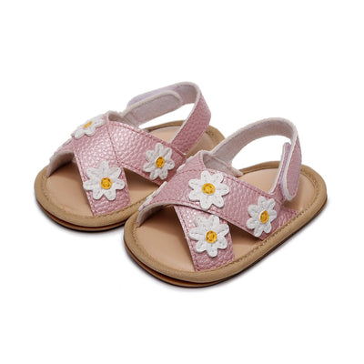 Premium Cross Strap Flower Sandals for Kids