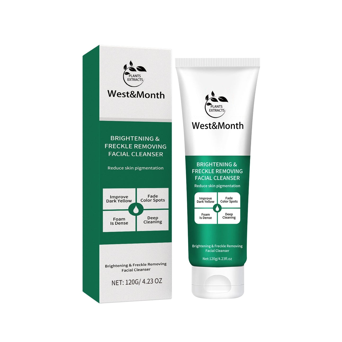 Brightening And Freckle-removing Facial Cleanser, Cleansing And Brightening Skin Moisturizing And Non-tightening Cleanser - Korvel