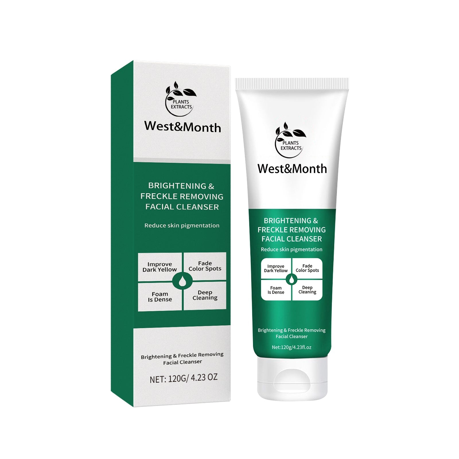 Brightening And Freckle-removing Facial Cleanser, Cleansing And Brightening Skin Moisturizing And Non-tightening Cleanser - Korvel