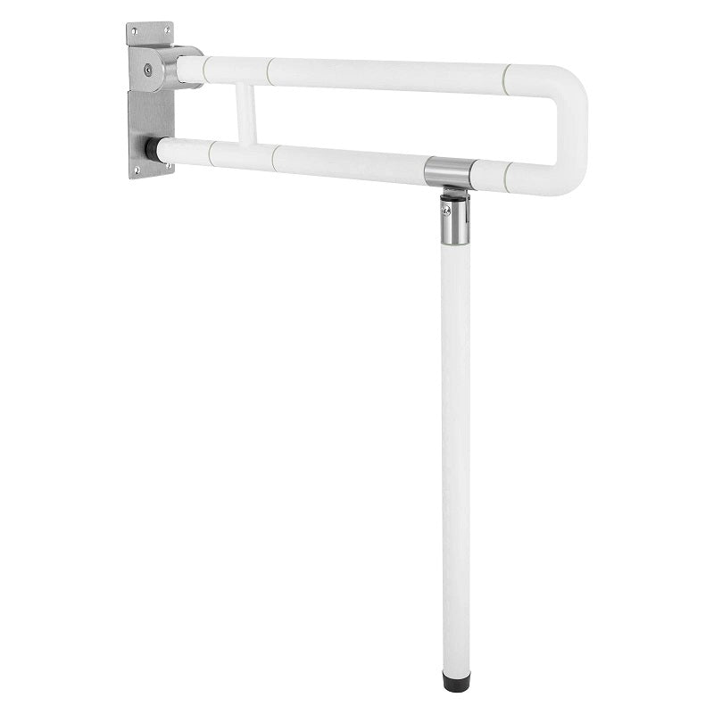 Toilet Grab Bar  Foldable Stainless for Seniors Elderly Handicap Bathroom - Korvel
