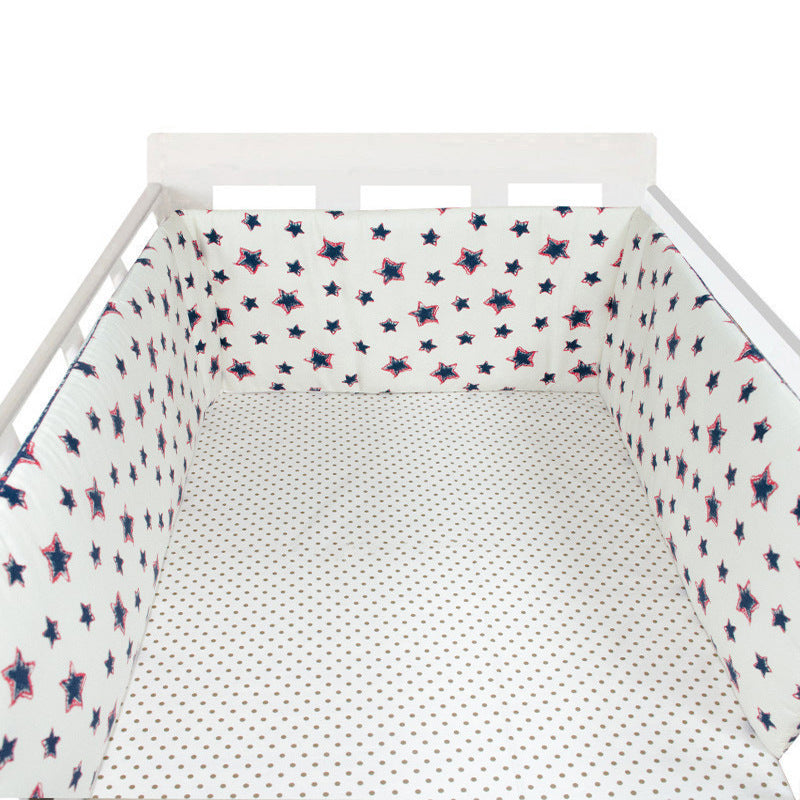 Baby Four Seasons Bed Fence Baby Children Anti fall Cotton Bed Fence Cotton Baby Bed Protective Fence - Korvel